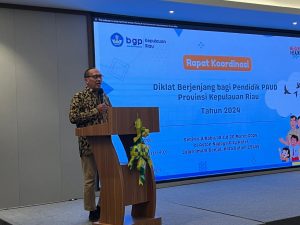 Rakor Diklat Berjenjang bagi pendidikan PAUD Provinsi Kepulauan Riau Tahun 2024